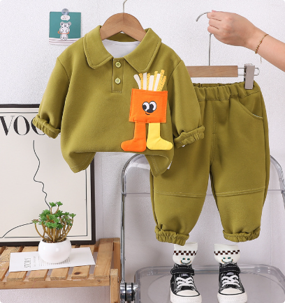 Mini Fashion™ - Cute Fries - Two-piece Outfit