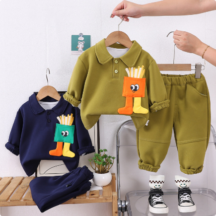 Mini Fashion™ - Cute Fries - Two-piece Outfit