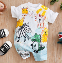 Thumbnail for Mini Fashion™ - Comfort For Every Night - Short-Sleeve Pajama Bodysuit