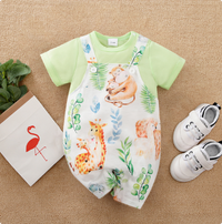 Thumbnail for Mini Fashion™ - Comfort For Every Night - Short-Sleeve Pajama Bodysuit