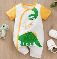 Thumbnail for Mini Fashion™ - Comfort For Every Night - Short-Sleeve Pajama Bodysuit