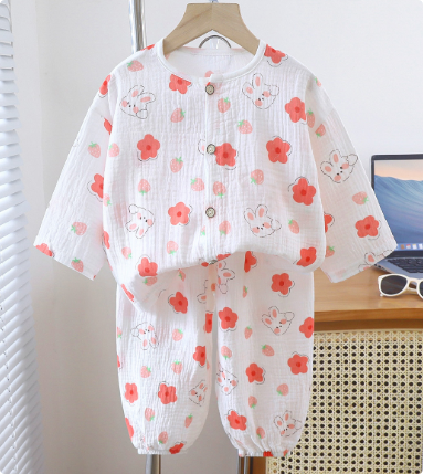 Mini Fashion™ - Airy Material - Linen Dress Set