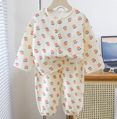 Mini Fashion™ - Airy Material - Linen Dress Set