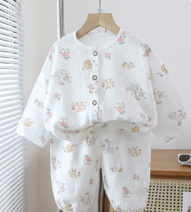Mini Fashion™ - Airy Material - Linen Dress Set