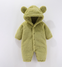 Thumbnail for Mini Fashion™ - With Hood - Fleece Romper