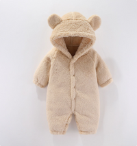 Thumbnail for Mini Fashion™ - With Hood - Fleece Romper
