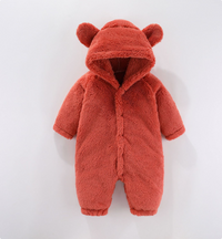 Thumbnail for Mini Fashion™ - With Hood - Fleece Romper