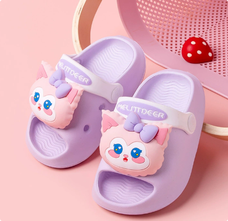 Mini Fashion – Cheerful & Safe - Polka Beach Slippers