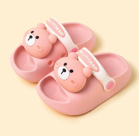 Mini Fashion – Cheerful & Safe - Polka Beach Slippers