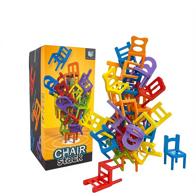 Chair Stack™ - Interactive & Stimulate Creativity - Stacking Chairs Game