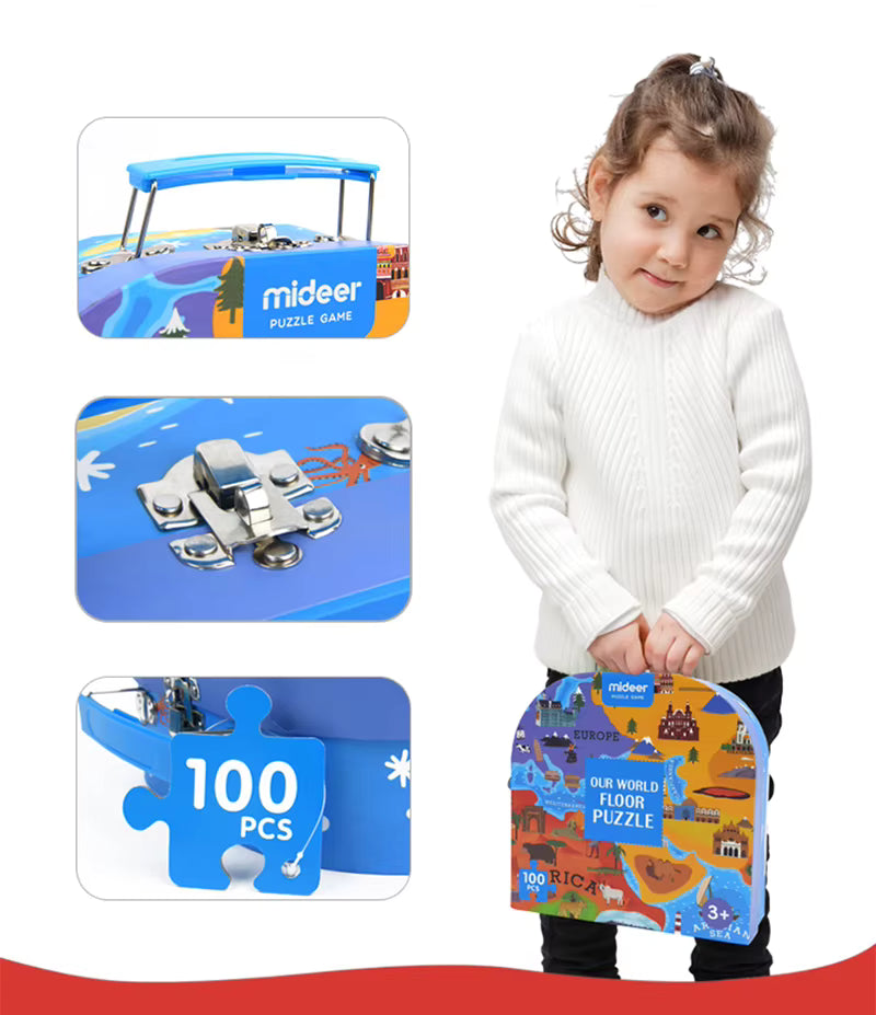 GeoMap – Educational & Fun – World Map Floor Puzzle