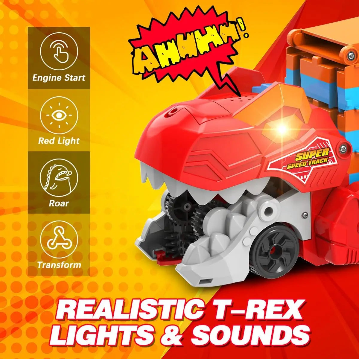 JurassicTruck™ – Cool & Fun – Foldable Dino Transport Cart