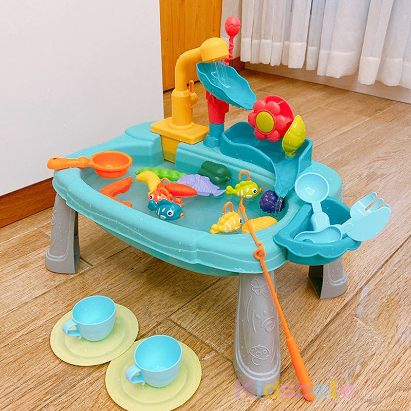 SinkPlay – Imagination & Development – 2-in-1 Play Sink & Fishing Game