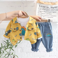 Thumbnail for Mini Fashion™ - Toddler & Adventure - 3-Piece Clothing Set Red Baseball Bear