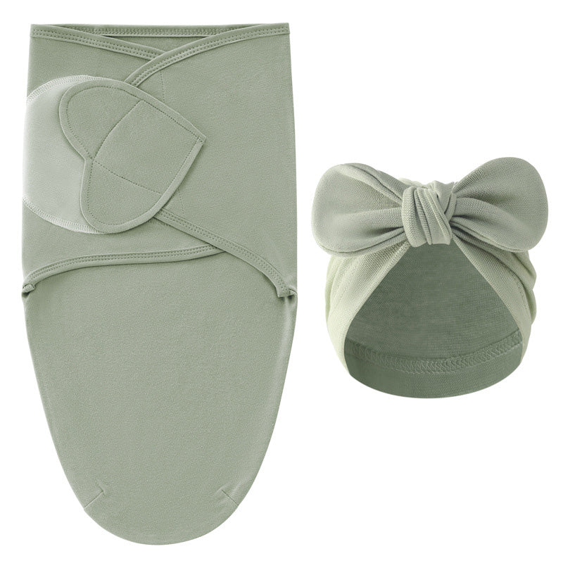 DreamNest – Peace & Comfort – Luxury Swaddle Blanket with Hat