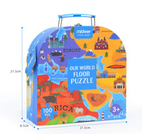 Thumbnail for GeoMap – Educational & Fun – World Map Floor Puzzle