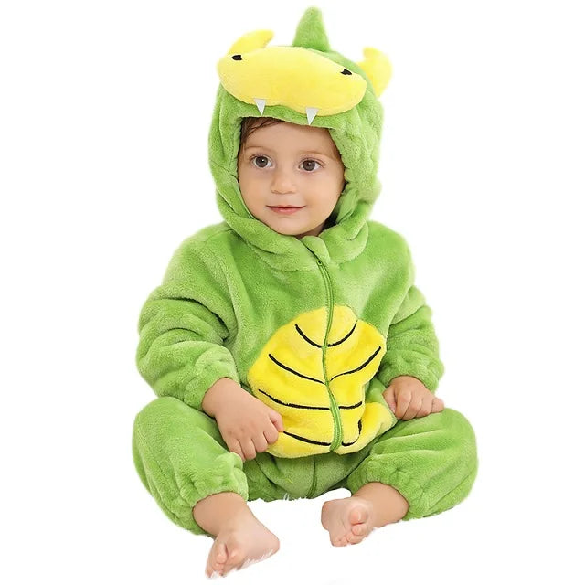Mini Fashion - Durable & Washable - Animal Romper Onesie (0-24 months)