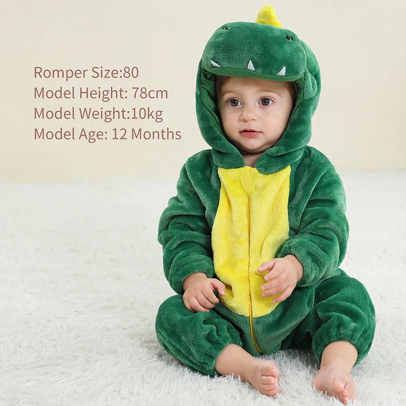 Mini Fashion - Durable & Washable - Animal Romper Onesie (0-24 months)