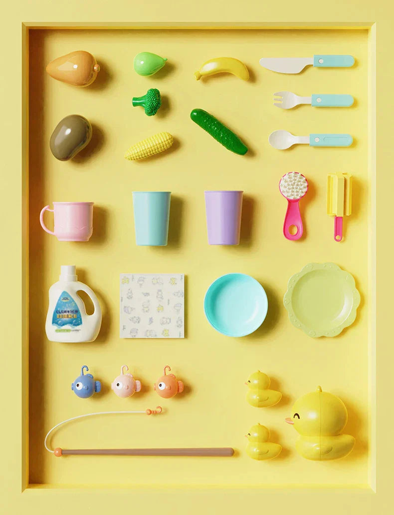 Children Kitchen – Water Fun & Learning - 2-in-1 Play Sink