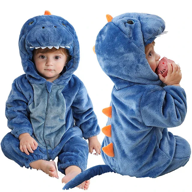 Mini Fashion - Durable & Washable - Animal Romper Onesie (0-24 months)
