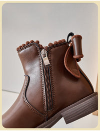 Thumbnail for Mini Fashion – Comfort & Style - Leather Ankle Boots
