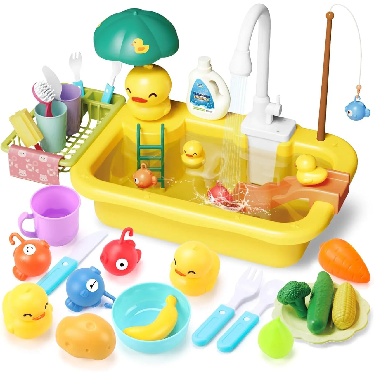 Children Kitchen – Water Fun & Learning - 2-in-1 Play Sink