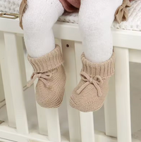 Thumbnail for SnuggleSteps – Warm & Soft – Knitted Baby Booties