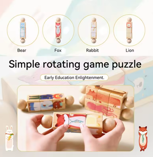 Woods™ - Spin and learn - Rotating children's puzzle