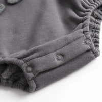 Thumbnail for Mini Fashion – Soft Fleece Onesie with Dino Print