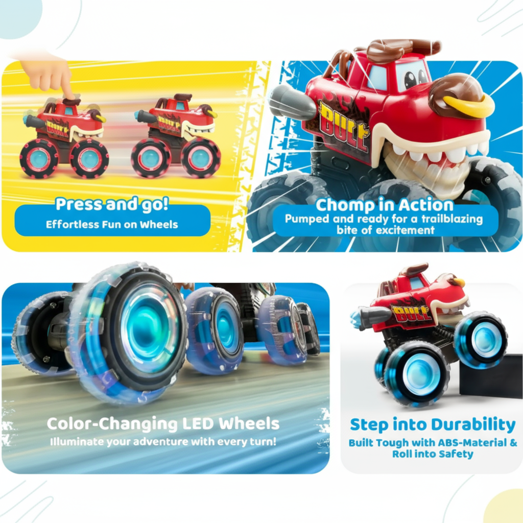 GlowRover – Strong & Shockproof – RC Monster Truck