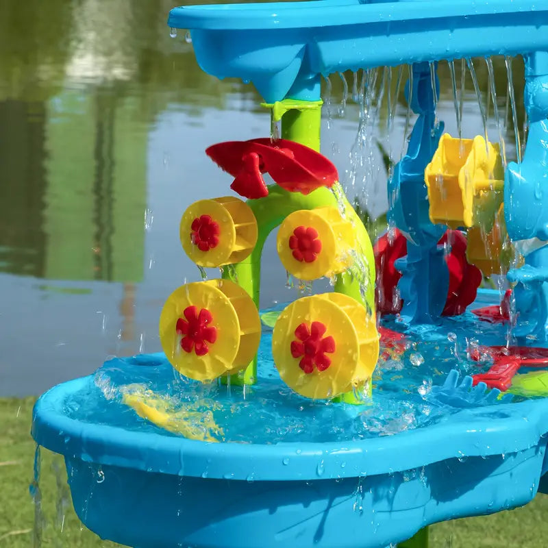 AquaPlay – Summer Fun & Discovery - 3-Layer Sand and Water Play Table