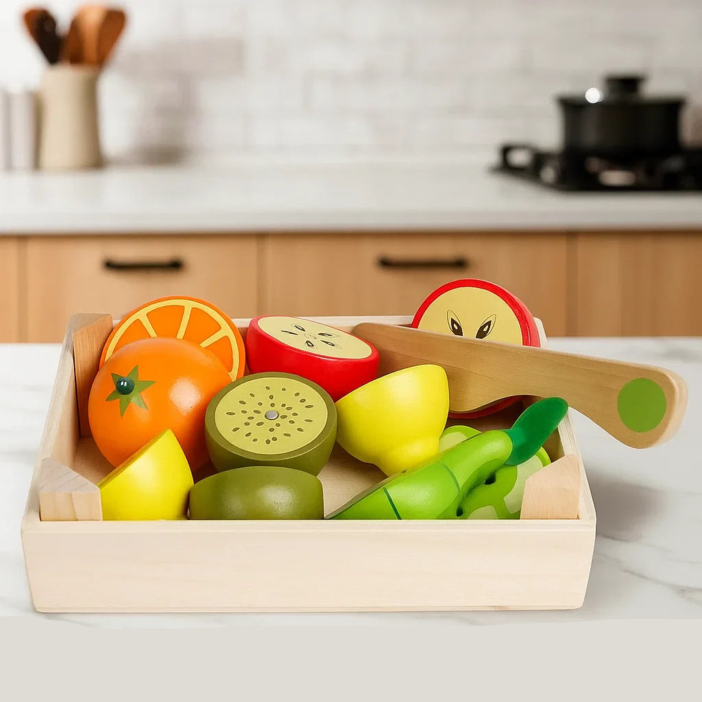 MiniChef – Fun & Creative – Wooden Magnetic Kitchen Play Set