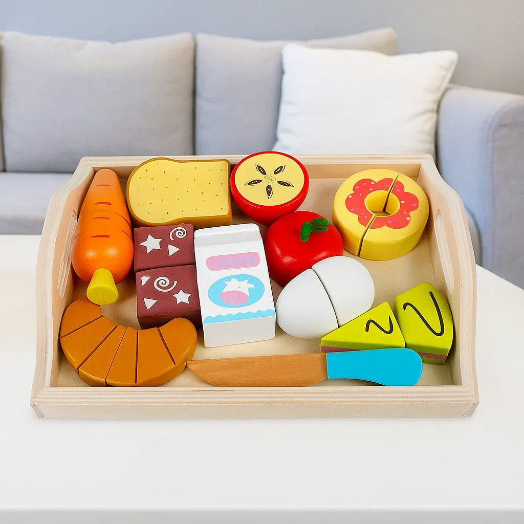 MiniChef – Fun & Creative – Wooden Magnetic Kitchen Play Set