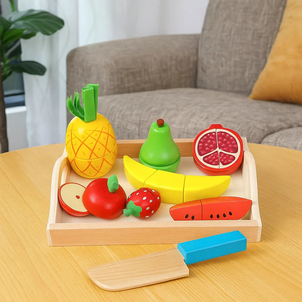 MiniChef – Fun & Creative – Wooden Magnetic Kitchen Play Set