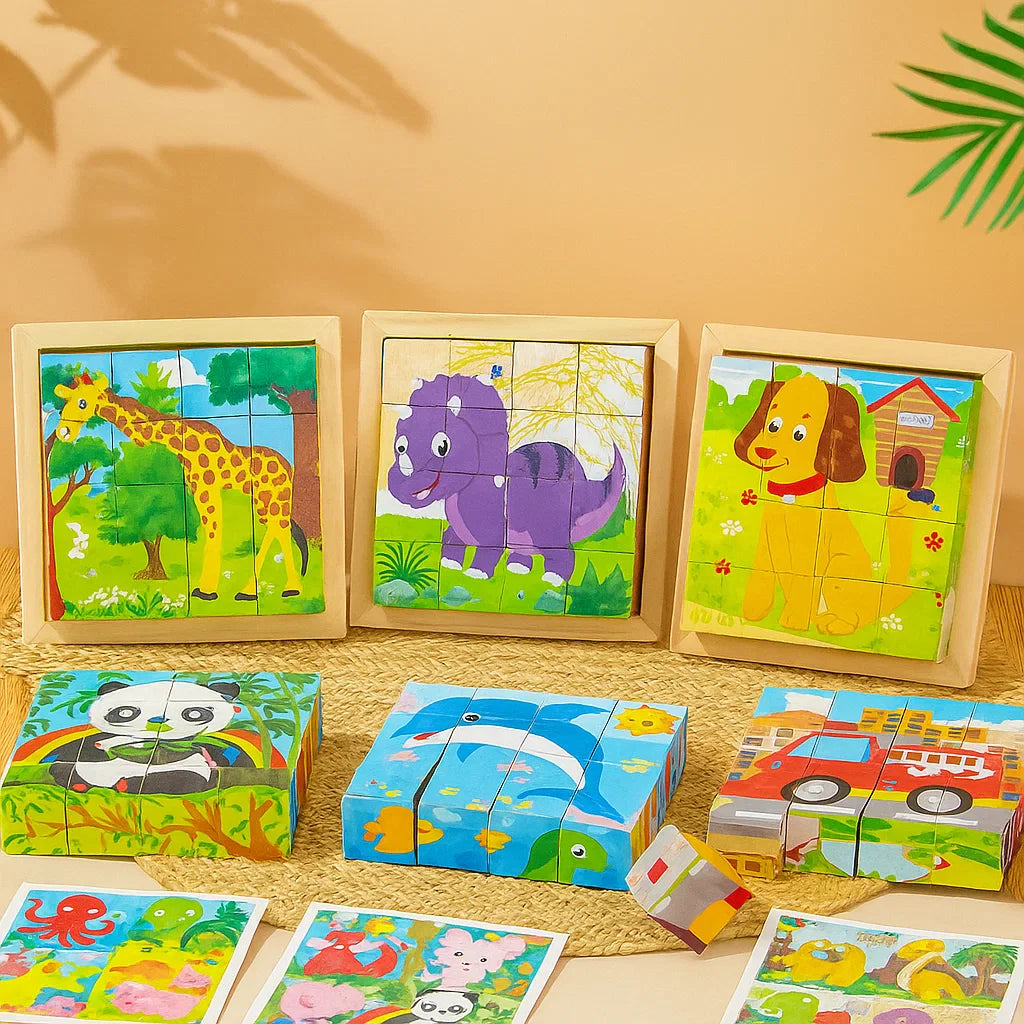 CubePuzzle – Fun & Educational - 3D Wooden Blocks Puzzle