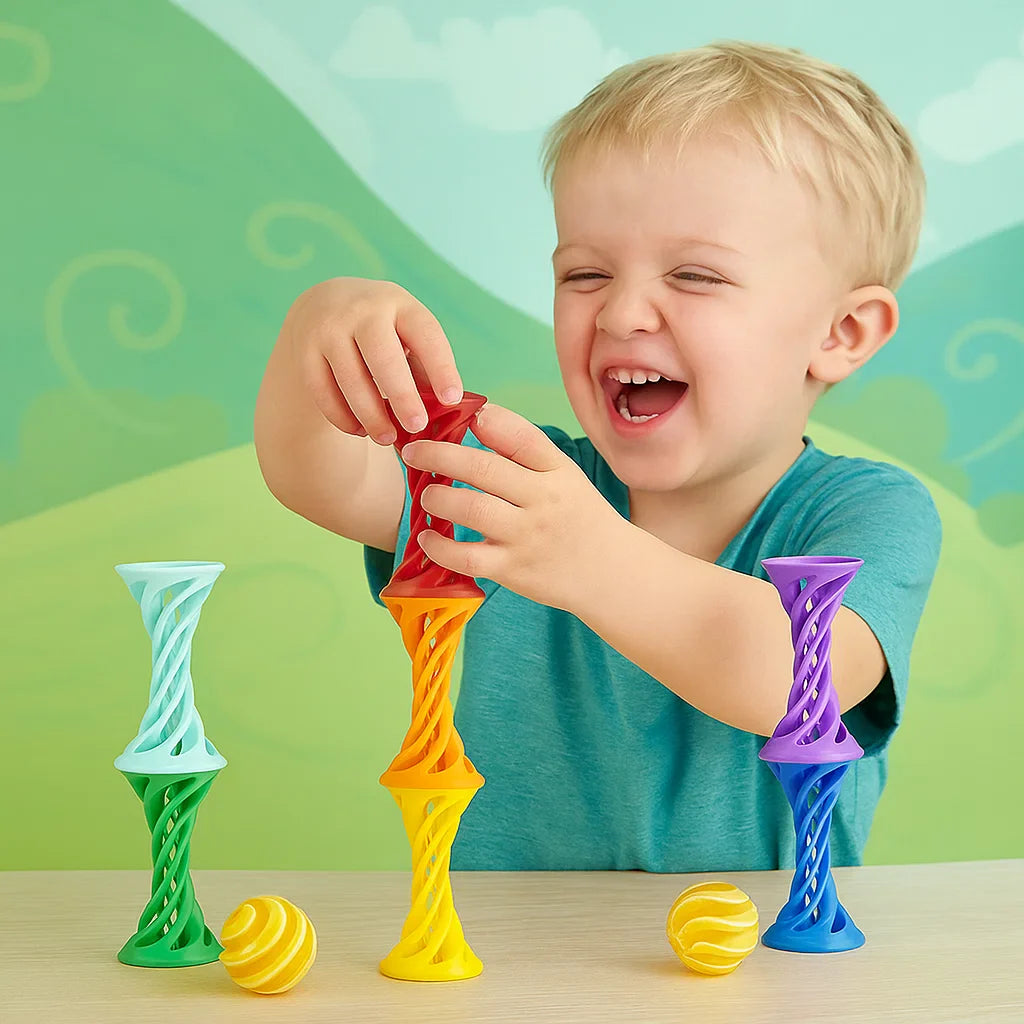 SpiraPop – Unique & Soothing - 3D Decompression Fidget Toy