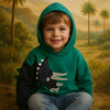DinoStyle – Warm & Breathable – Hoodie with Triceratops Print