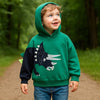 DinoStyle – Warm & Breathable – Hoodie with Triceratops Print