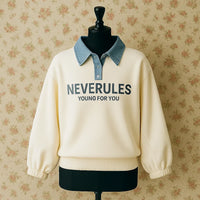 Thumbnail for FashionKids – Stylish & Playful – Polo shirt with denim collar