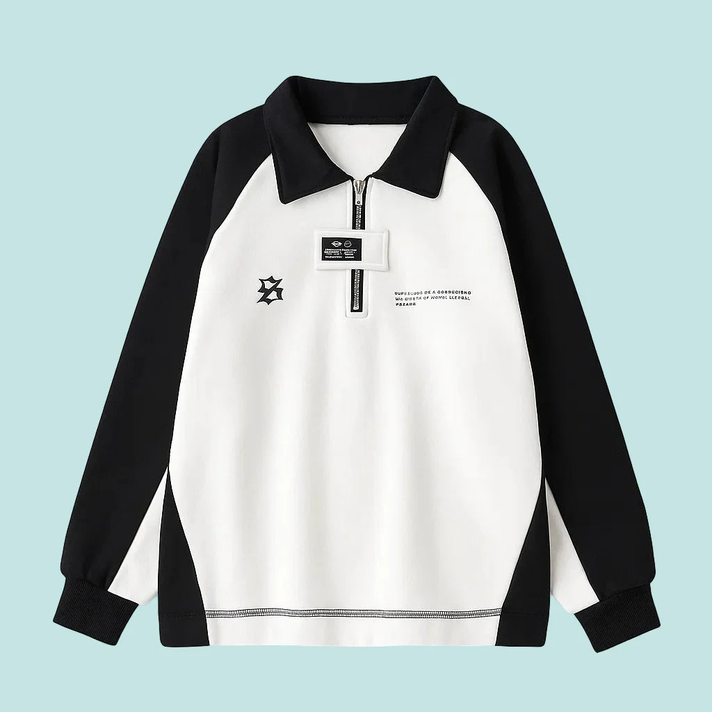 MiniFashion – Playful & Classic – Cotton Sweater