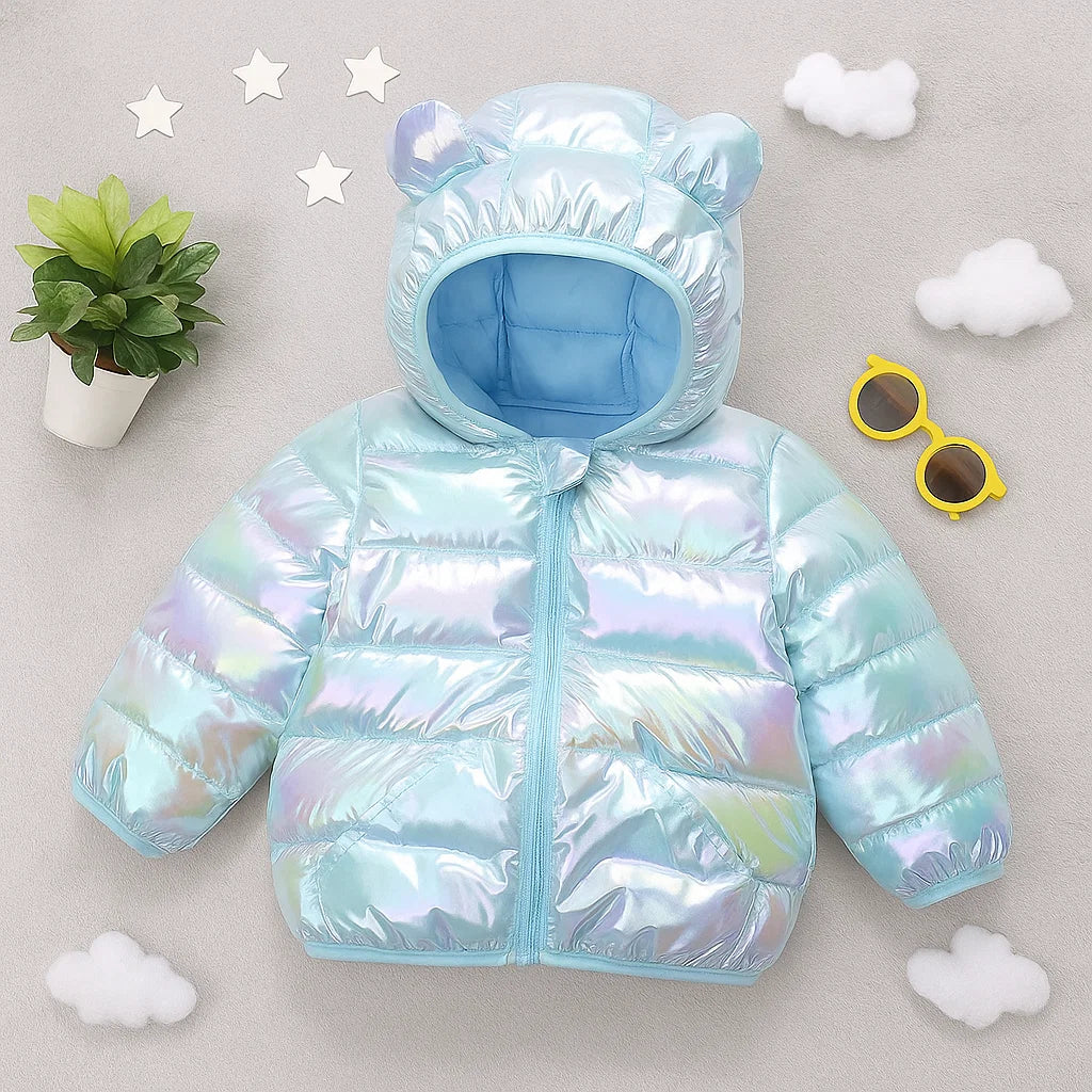 CuddleCoat  – Thick Padded Jacket with Bear Hood