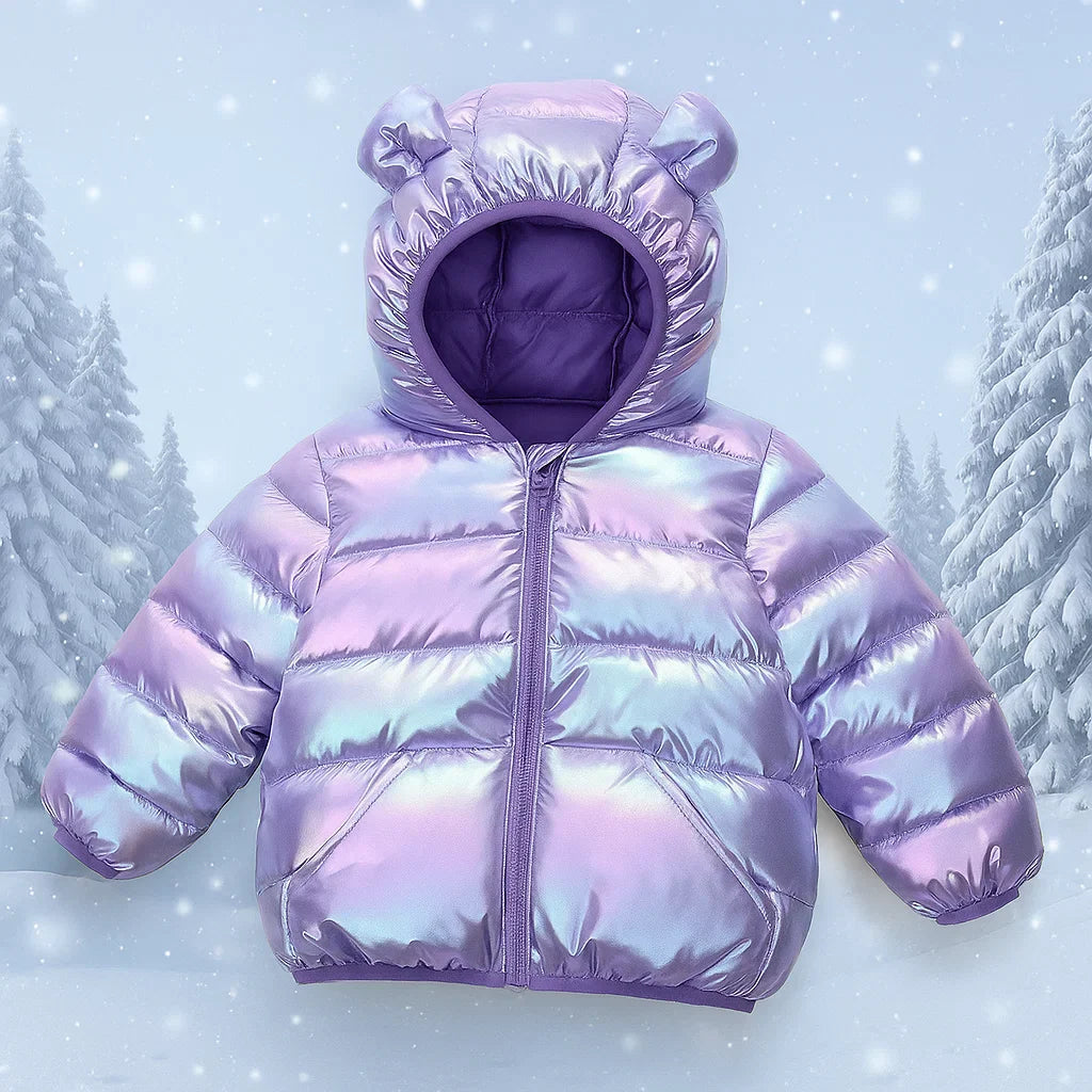CuddleCoat  – Thick Padded Jacket with Bear Hood
