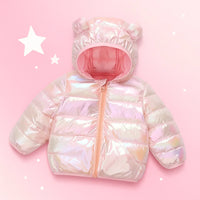Thumbnail for CuddleCoat  – Thick Padded Jacket with Bear Hood