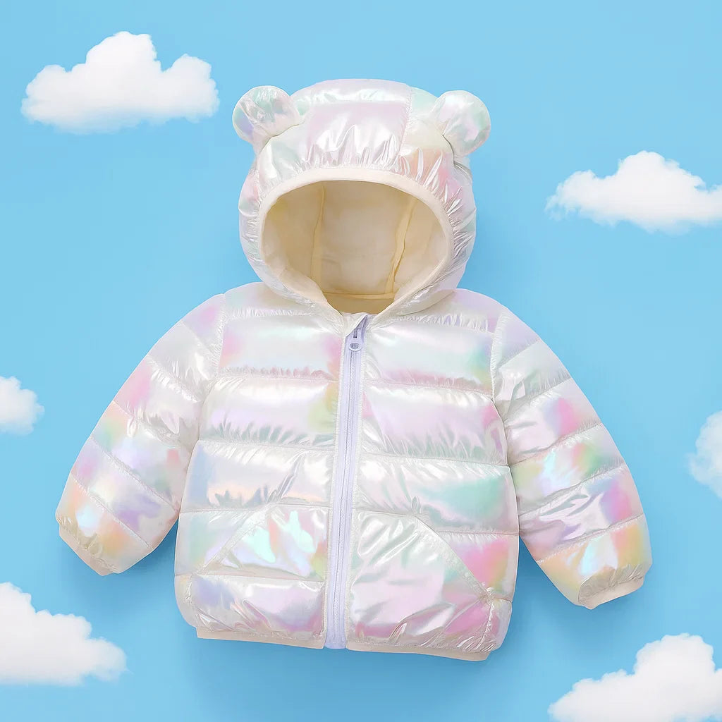 CuddleCoat  – Thick Padded Jacket with Bear Hood