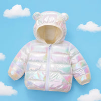 Thumbnail for CuddleCoat  – Thick Padded Jacket with Bear Hood