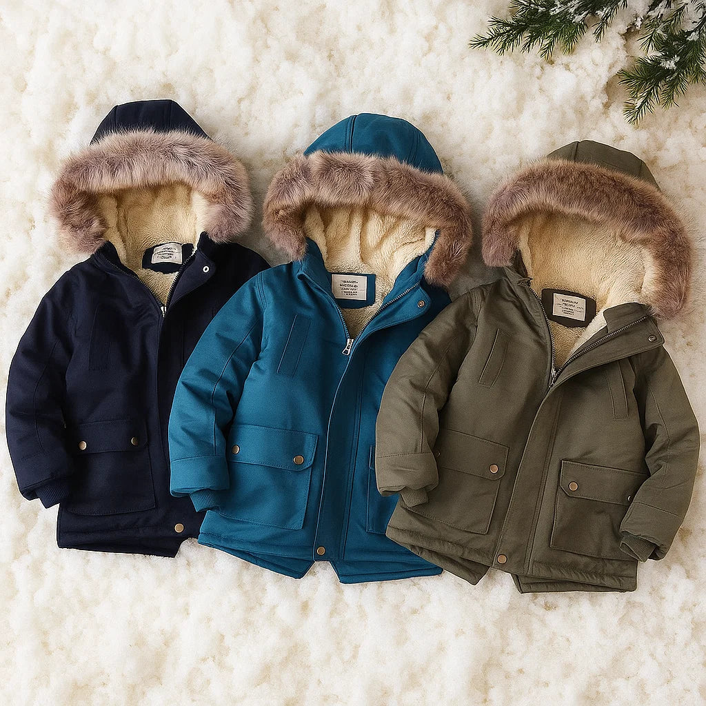 CozyTrend – Elegant & Warm – Parka Winter Coat with Fur Collar