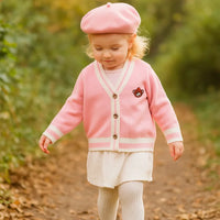 Thumbnail for CozziWear – Warm & Trendy – Knitted Cardigan with Bears