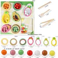 Thumbnail for Toddler Clips™ - Fruit & Shape Match - Sorting game