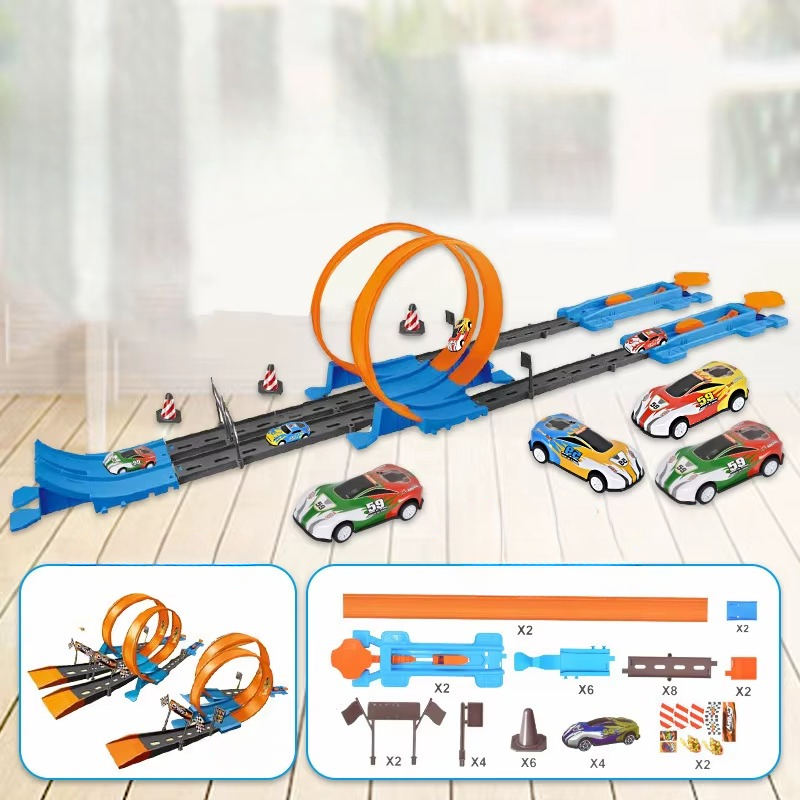 Double Race Track™ - Creative & Fun - Looping Race Track