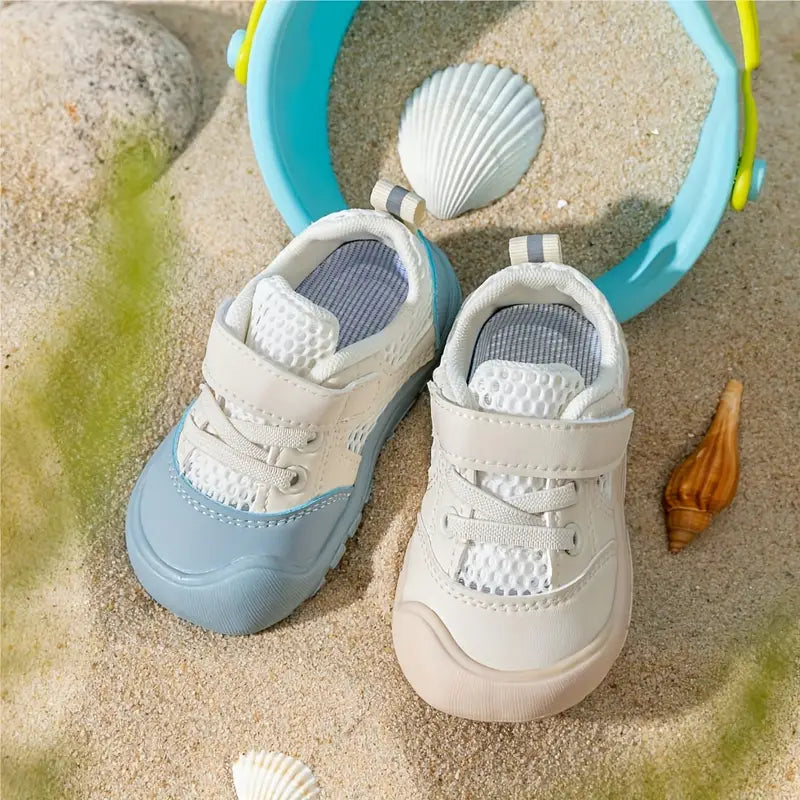 TinySteps Kids - Natural & Safe - Barefoot Baby Shoes Blue